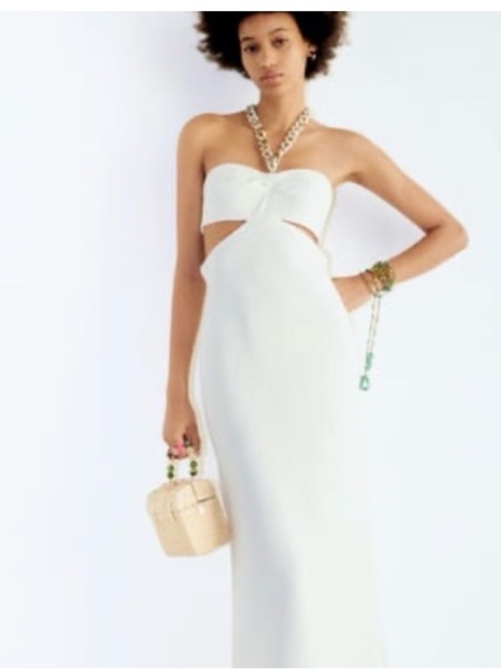 Zara Cutout dress with Chain